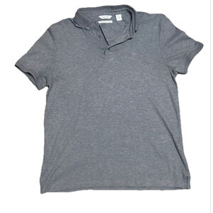 Men's Calvin Klein Gray XS The Liquid Touch Polo